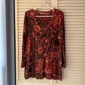 Comfy Soft Surroundings L light wool top